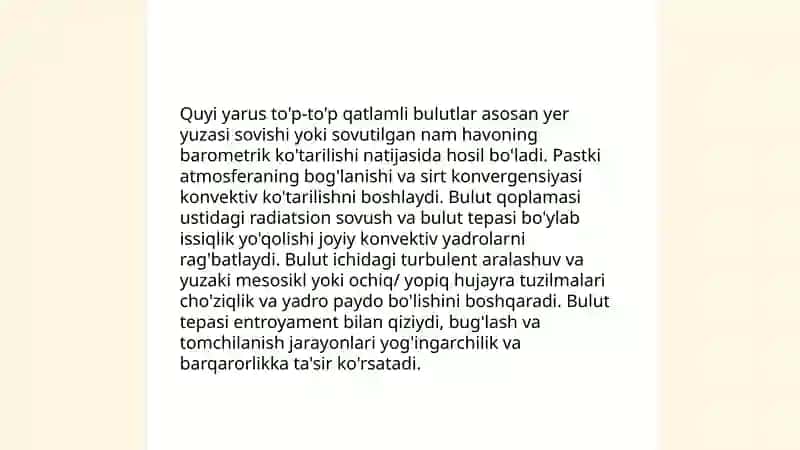 Quyi yarus to'p-to'p qatlamli bulut 4