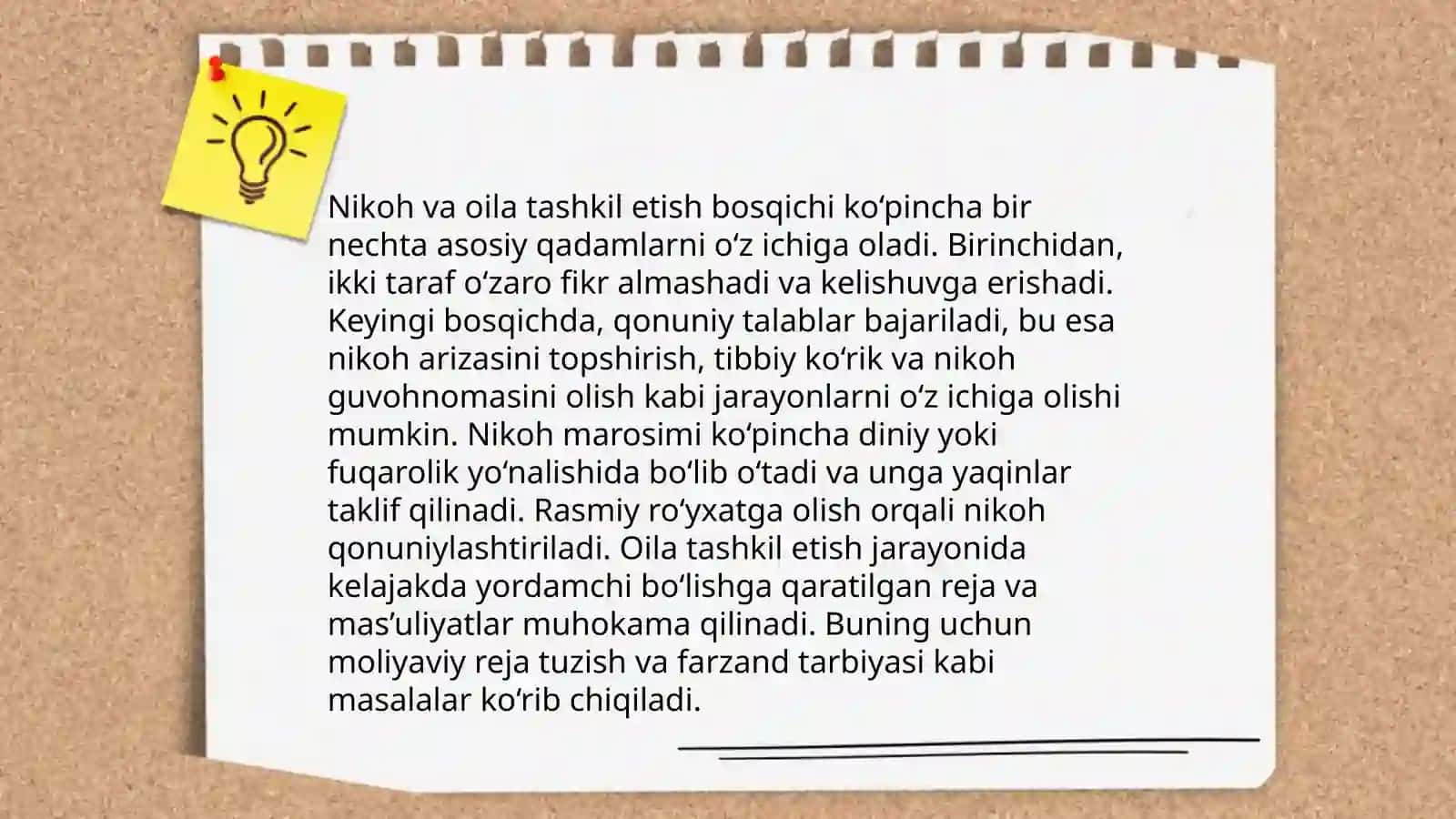 Oila hayotiy siklini davrlashtirish muammosi 4