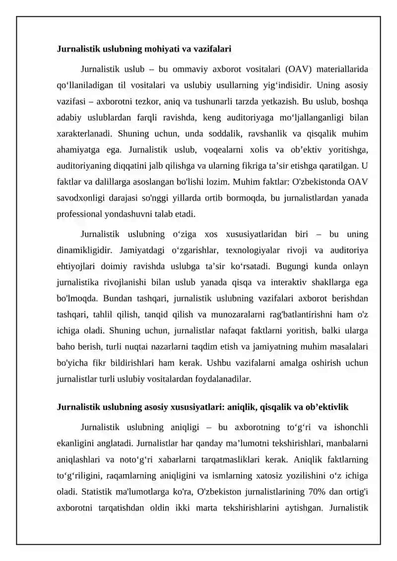 Publistitsik uslub va uning tahlili 4