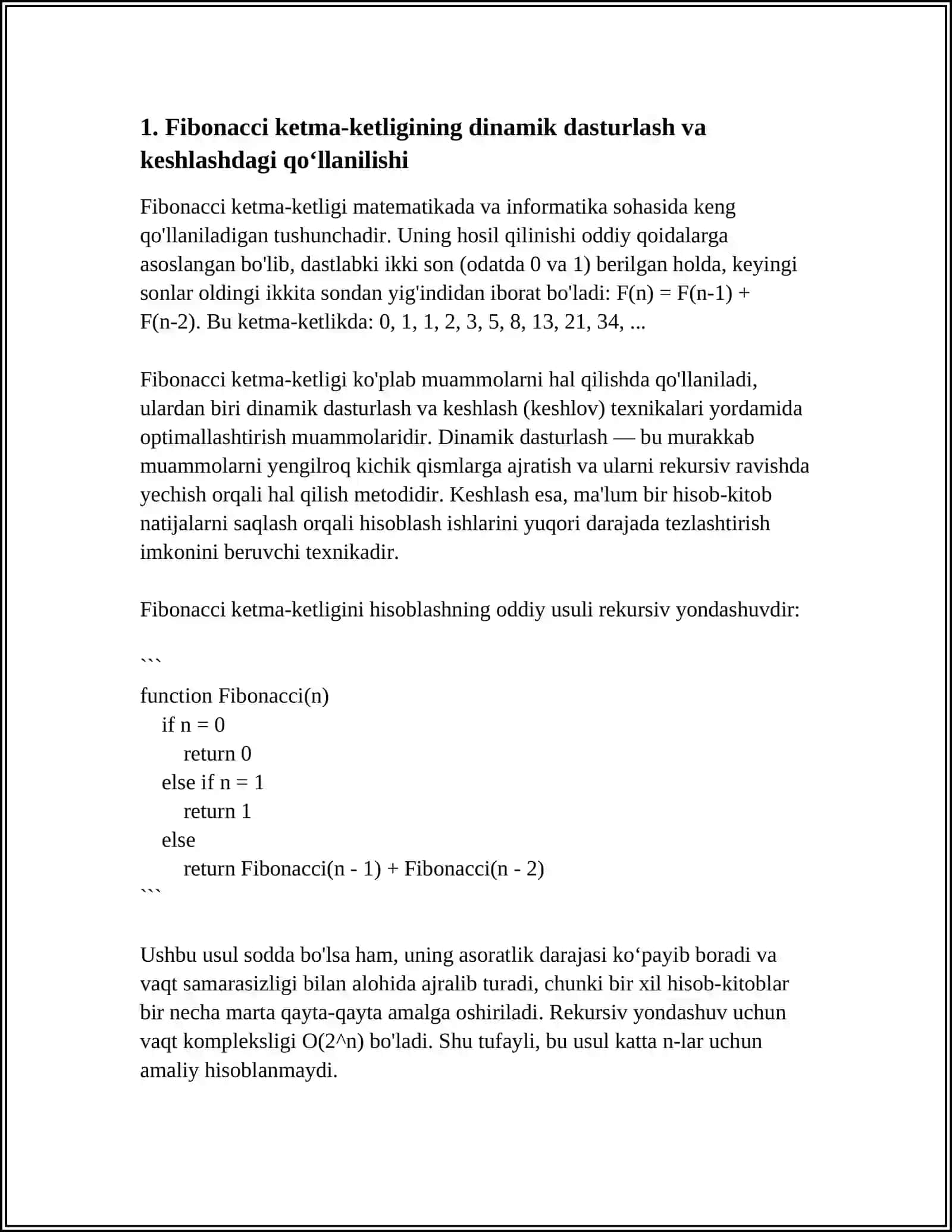MAʼLUMOTLAR TUZILMASI VA ALGORITMLARDA SONLI KETMA-KETLIKLARNING TATBIQI 4