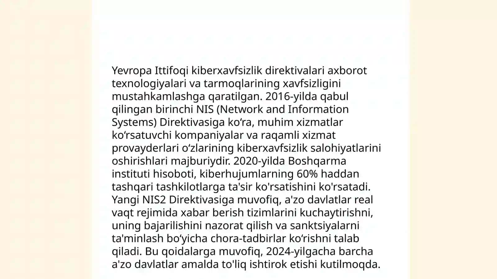 Kiberxavfsizlik yuzasidan xalqaro hujjatlar va chet el mamlakatlari tajribasi 4