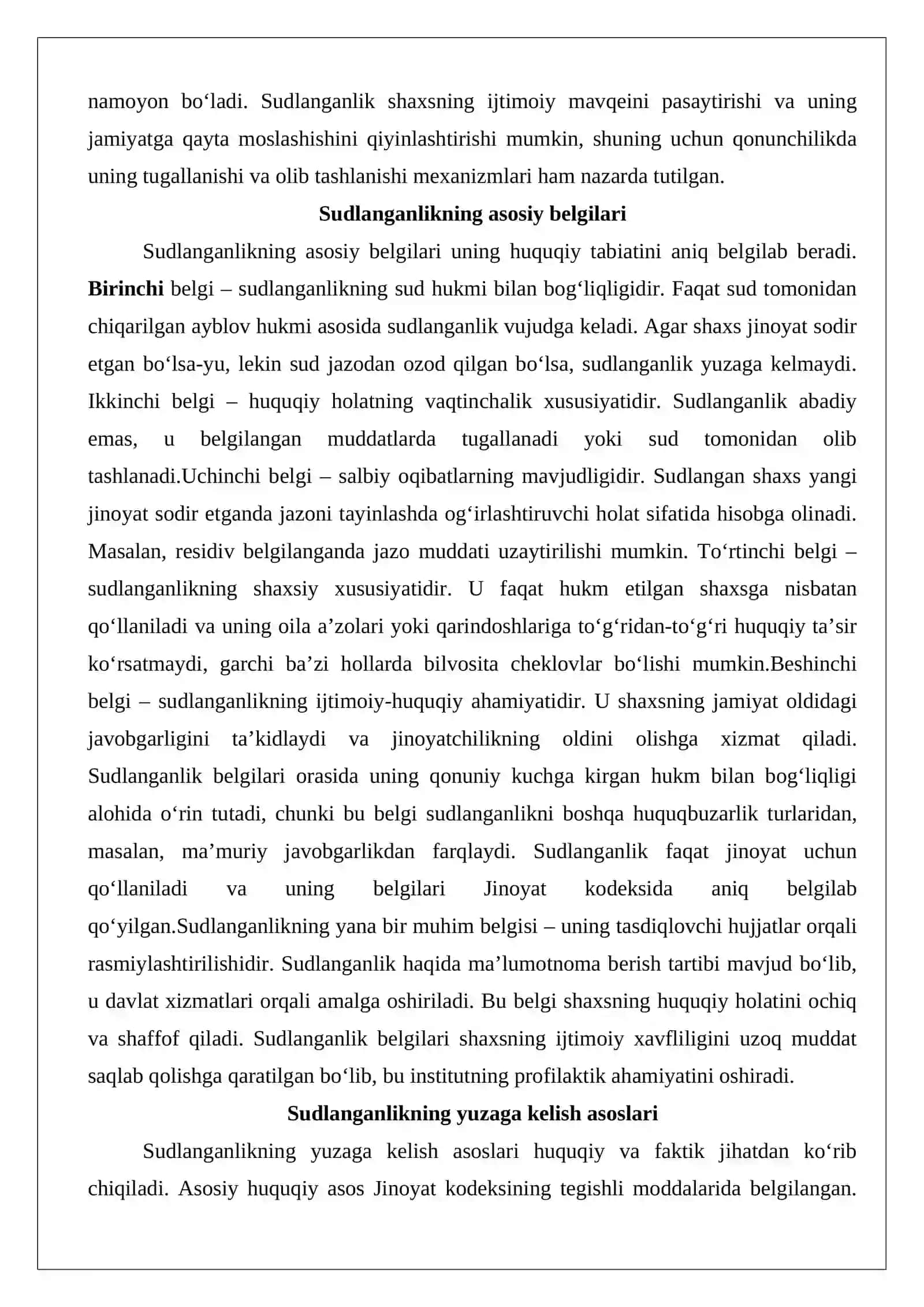 Sudlanganlik tushunchasi va jinoyiy-huquqiy ahamiyati 4