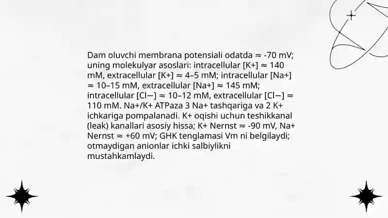 Qo'zg'aluvchan to'qimalar fizialogiyasi 4