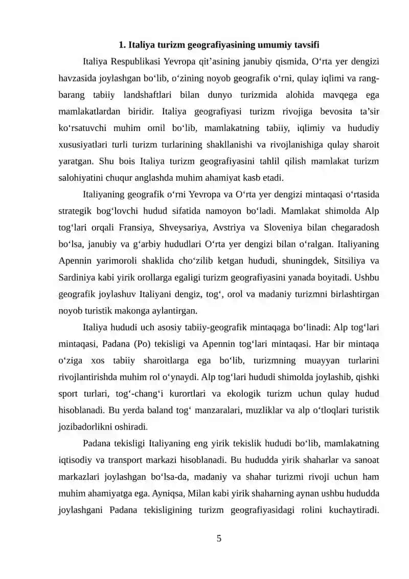 ITALIYA TURIZM GEOGRAFIYASI VA TARIXIY SHAHARLARI 4