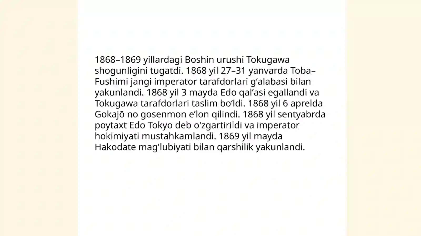 Meydzi tiklanishi "Meydzi isin" davrida siyosiy kurash 4