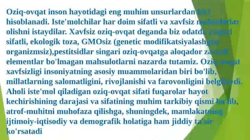 Oziq-ovqat sanoati korxonalarida biznesni boshqarish 4