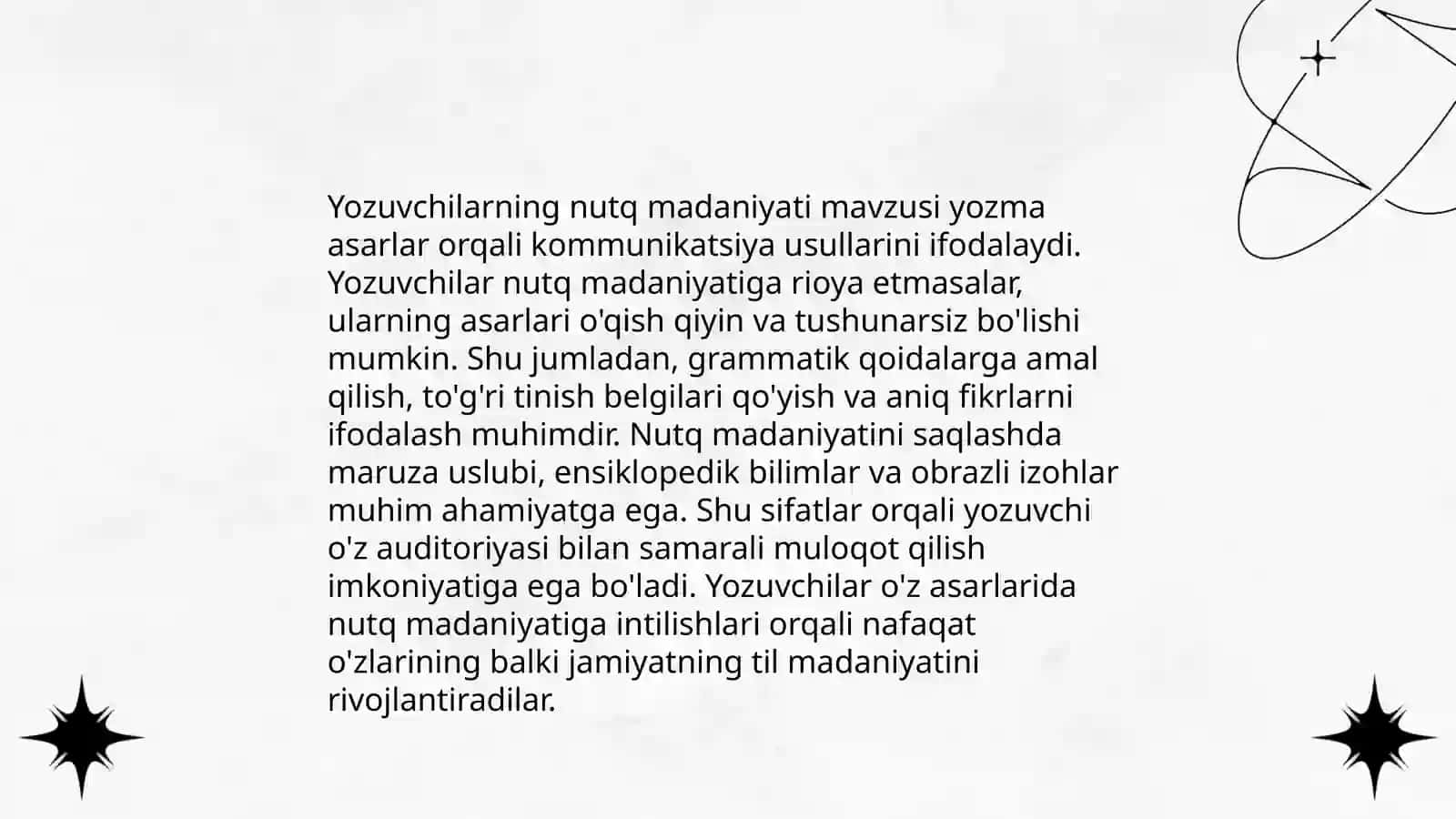 Shoir va yozuvchilar nutqi haqida 4