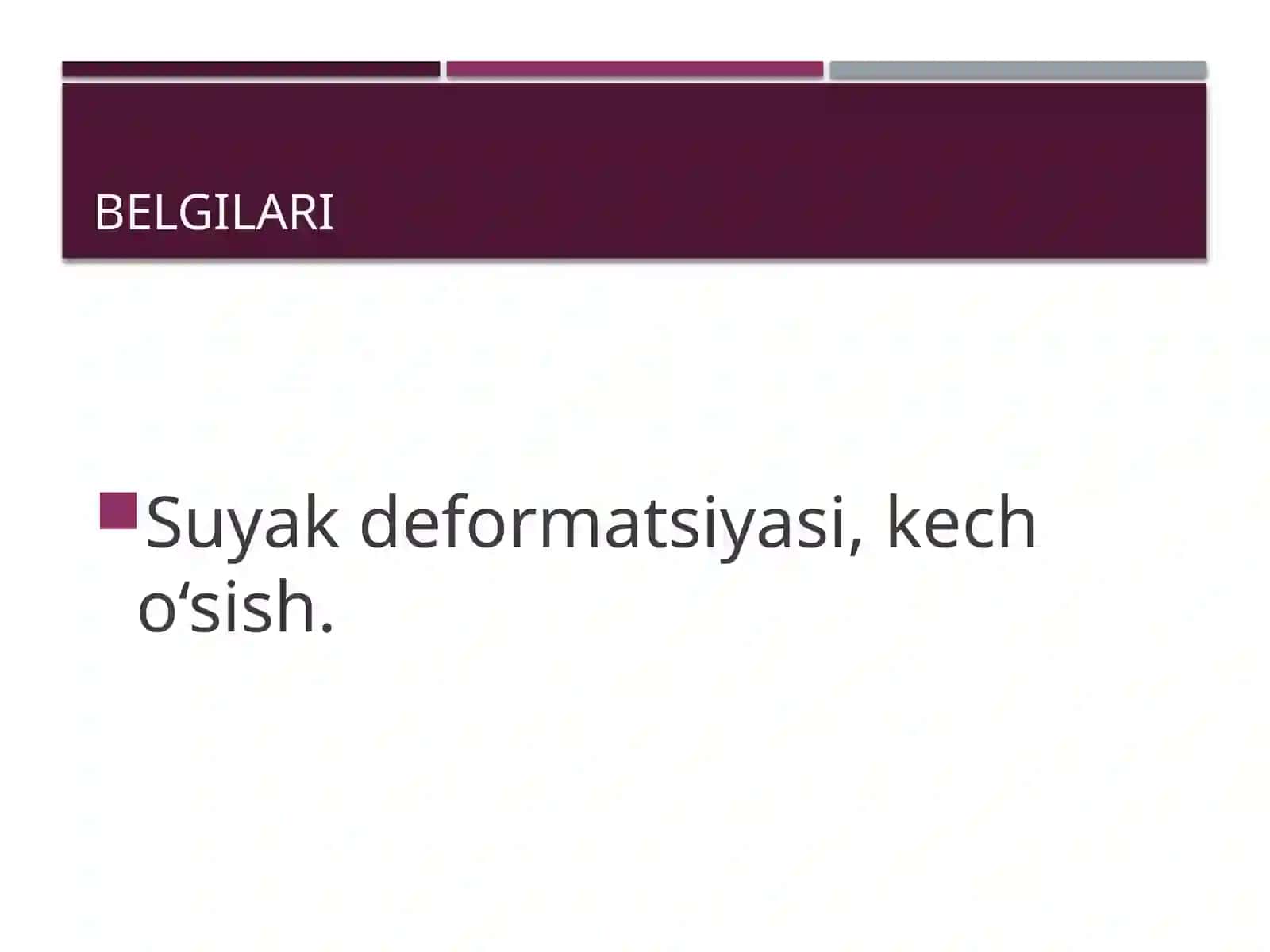 Ikurs talabasi Isaqova Gulandonning anatomiyafani dantayorlagan slaydi 4