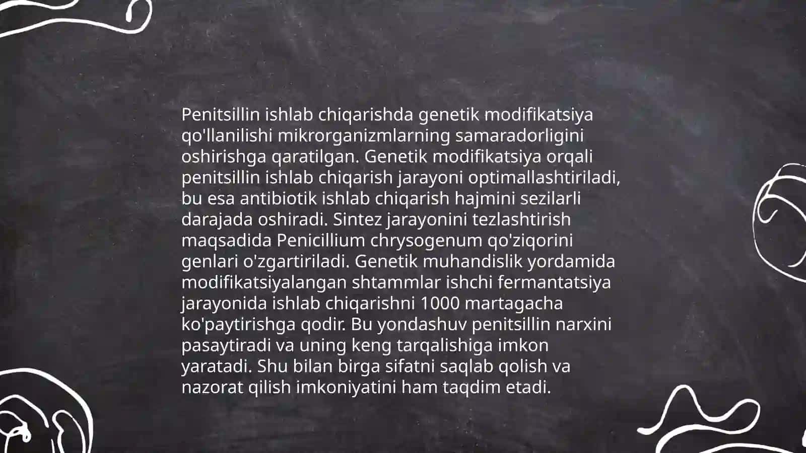Penitsillning gen muxandisligida qo'llanilishi 4