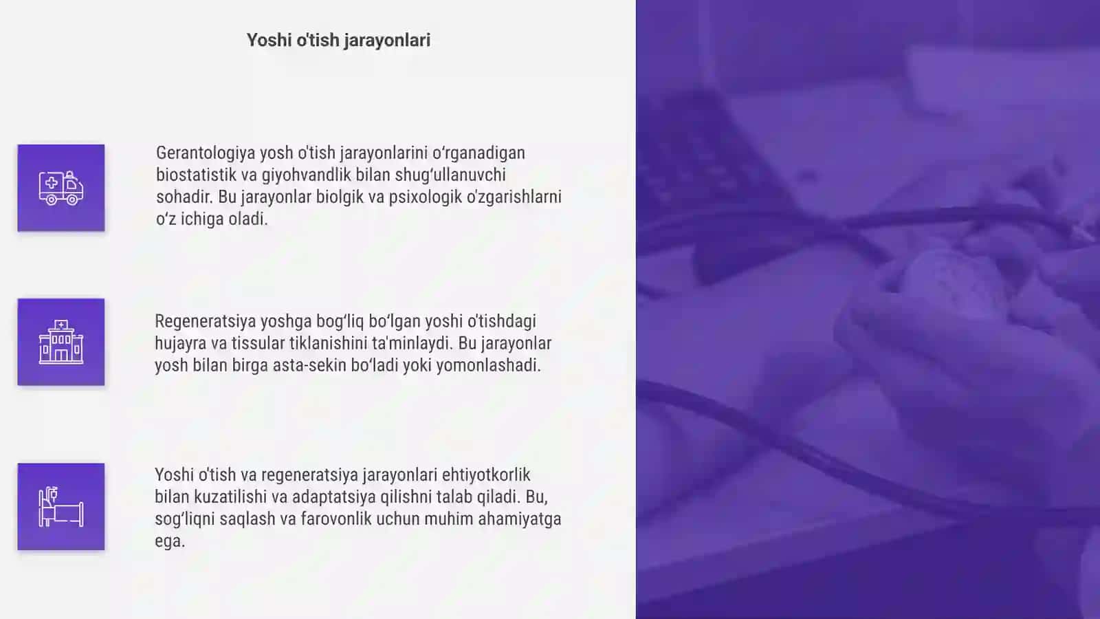 Gerantologiya. Regeneratsiya 4