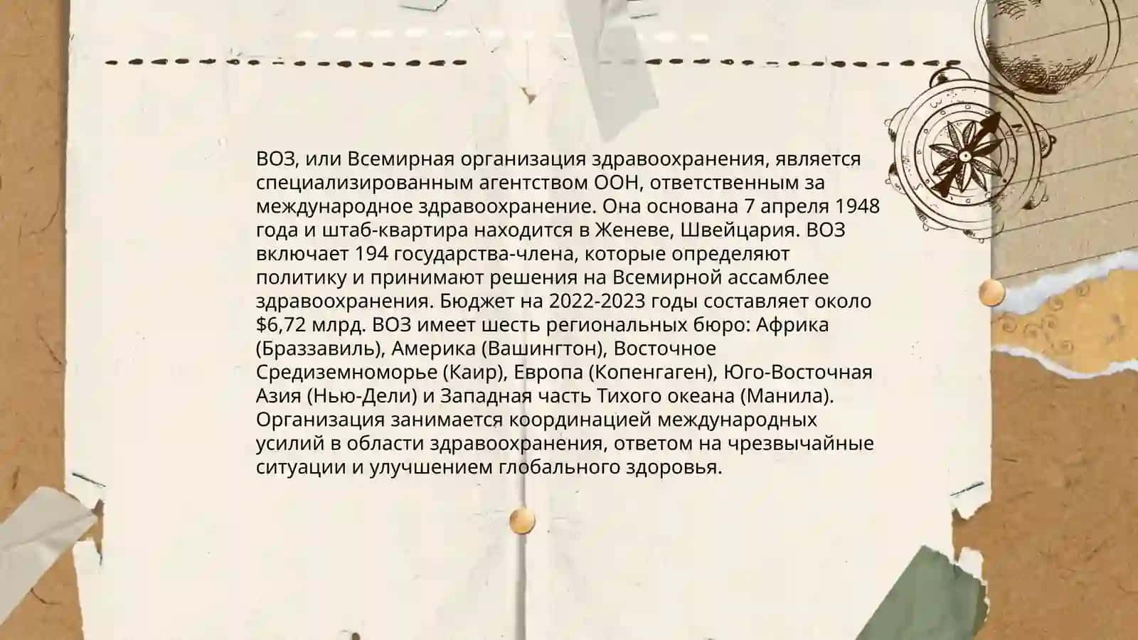 Всемирная организация здравоохранения 4