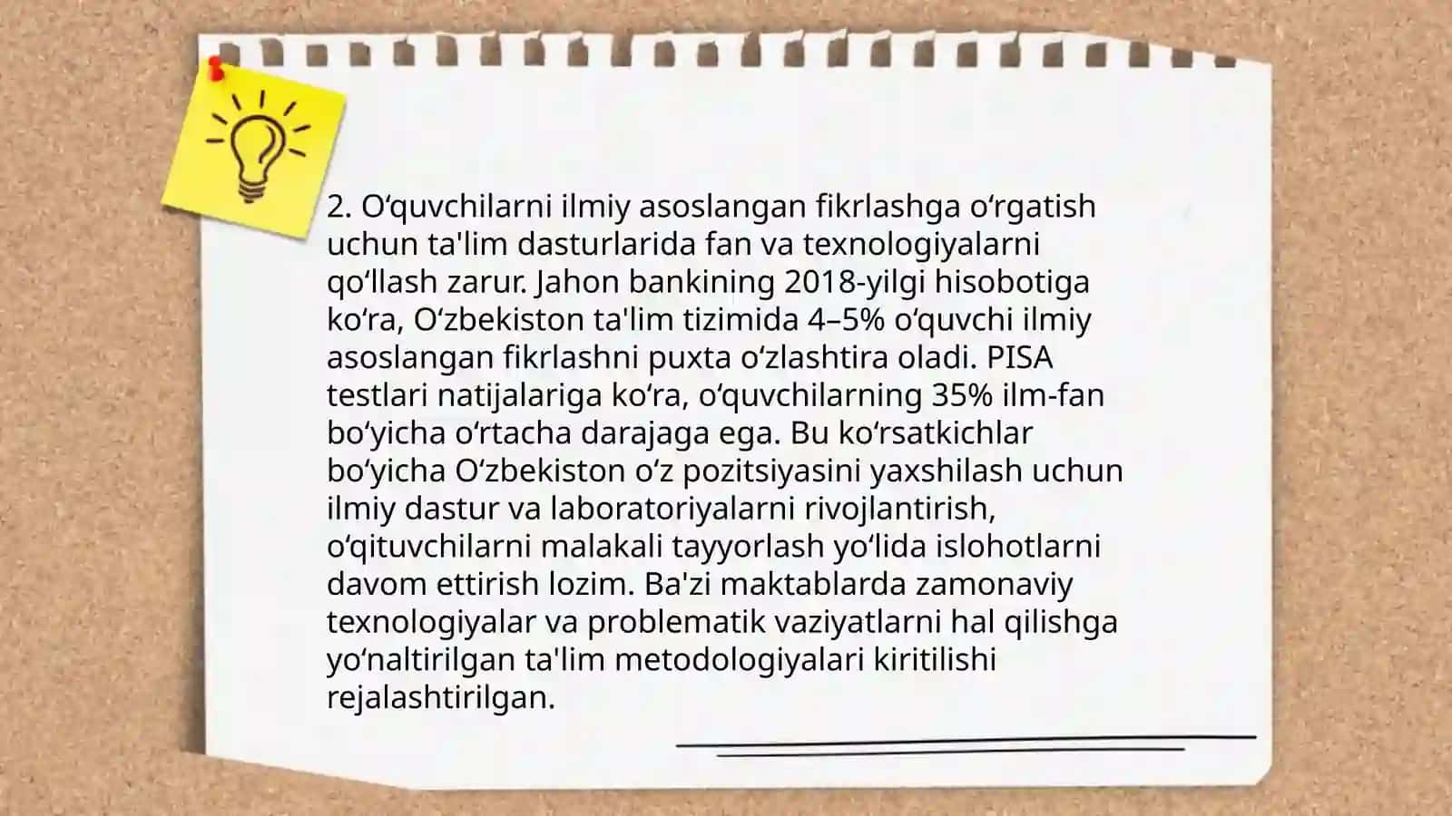 Óquvchilarni ilmiy dunyoqarashini shakllantirish 4
