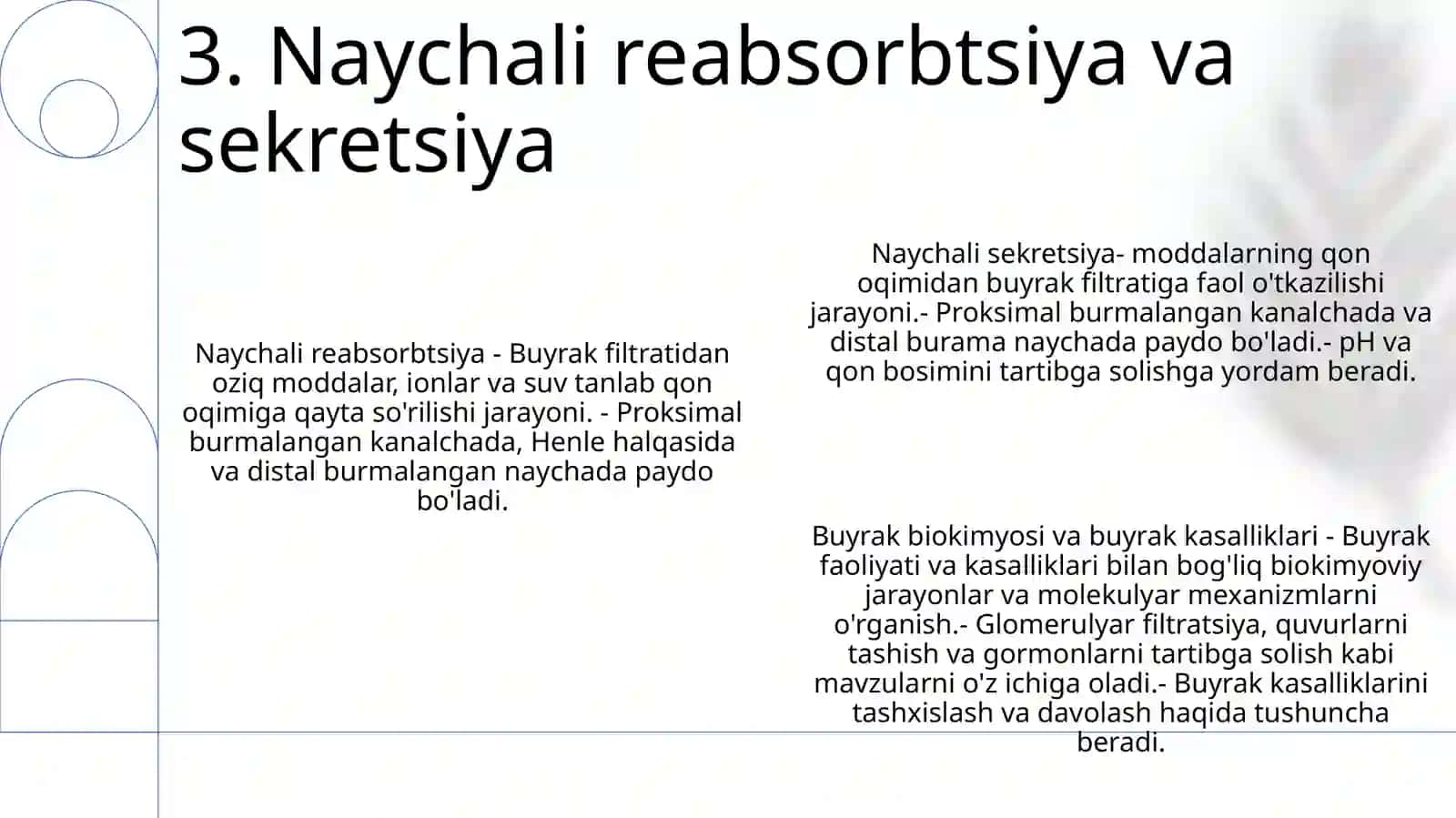 Buyrak Biokimyosi Buyrak Kasalliklari 4