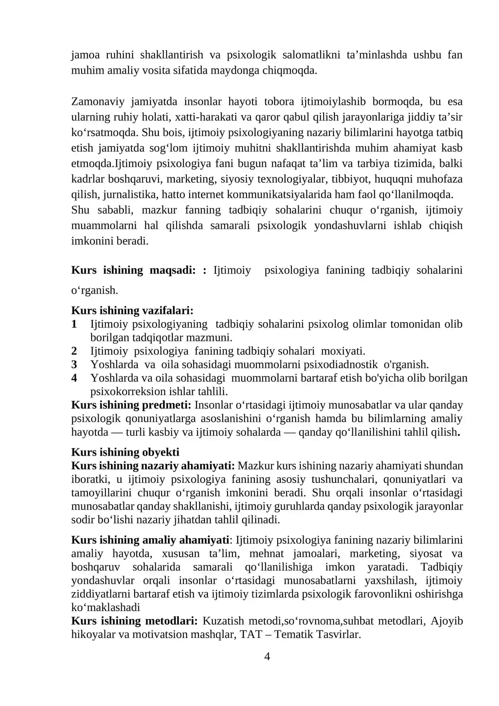 Ijtimoiy psixologiya fanining tadbiqiy sohalari 4