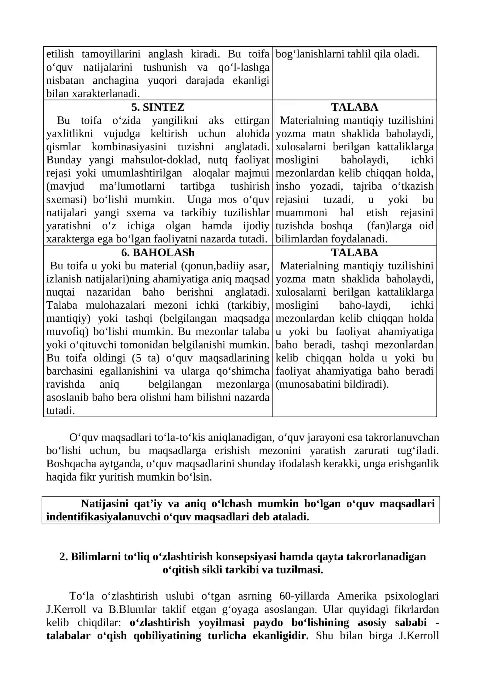 OʻQUV JARAYONINI LOYIHALASH VA REJALASHTIRISH 4