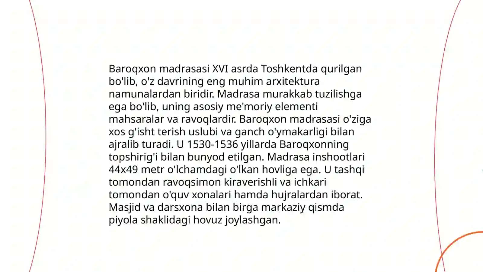 Baroqxon madrasasi 4