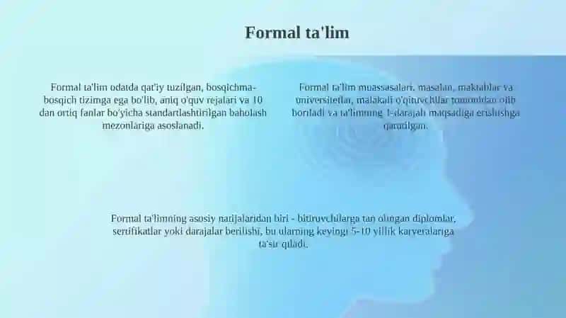 Ta'lim turlari 4