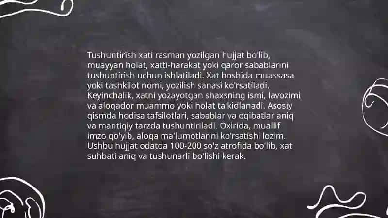 Tushuntirish xati 4