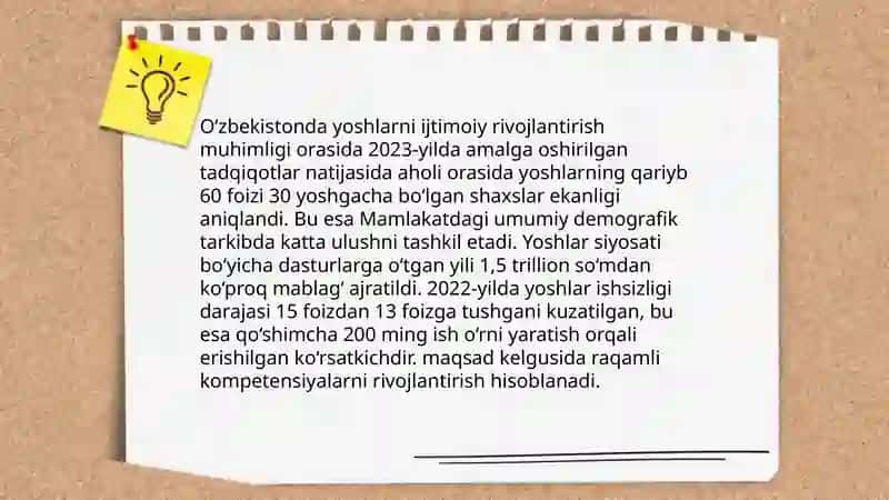 Yangi taraqqiyot davrida yoshlarni ijtimoiy rivojlantirish O‘zbekistonda yoshlarga oid siyosatning xuquqiy asoslari 4