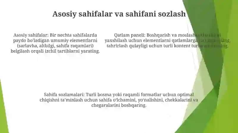 Adobe InDesign Dasturi Imkoniyatlari Bilan Tanishish 4