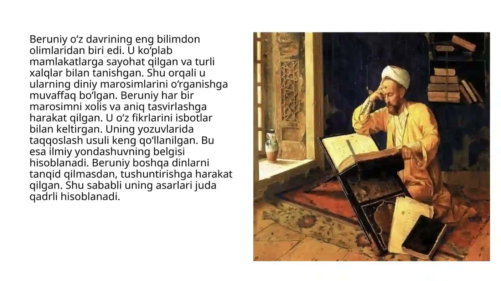 Beruniy asarlarida diniy marosimlarni yoritilishi 4