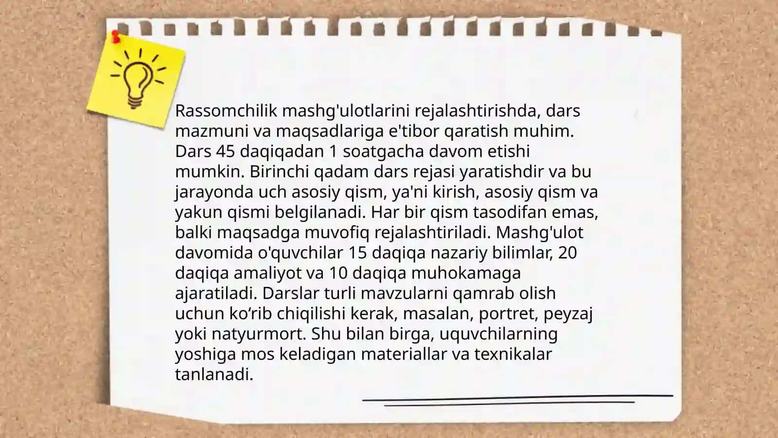 Tasviriy faoliyat mashģulotlari 4