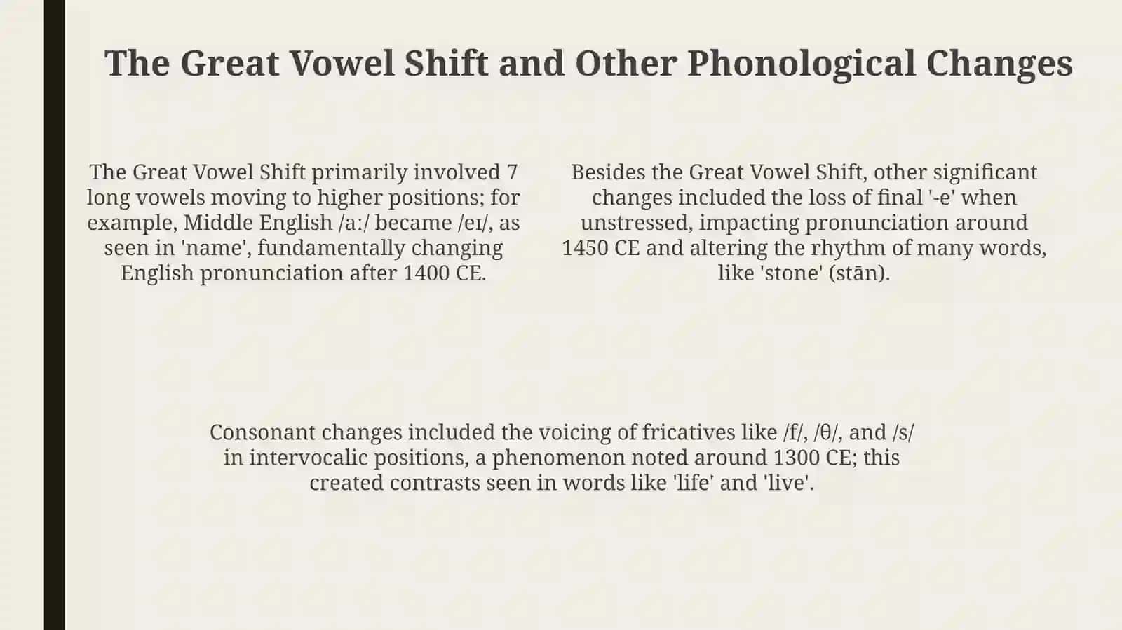 Middle English: A Linguistic Bridge (1066-1500) 4