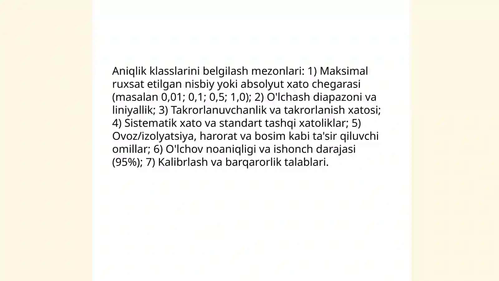 Aniqlik klasslar va standartlar 4