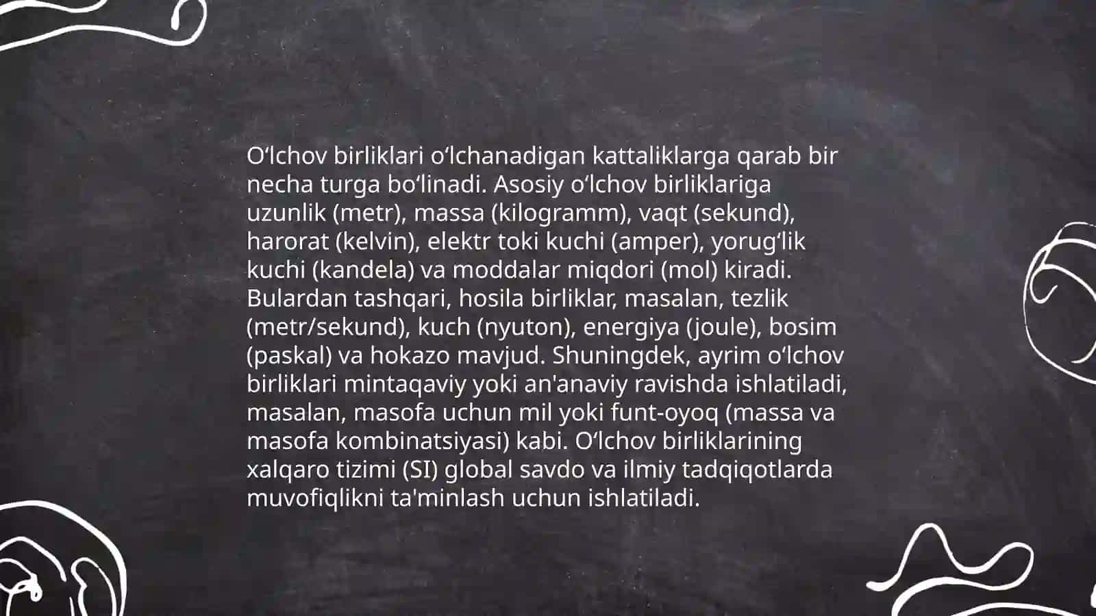 Miqdorlarni o‘lchash, o‘lchov birliklarining turlari orasidagi bog‘liqliklar va ular ustida amallar bajarishga o‘rgatish metodikasi 4