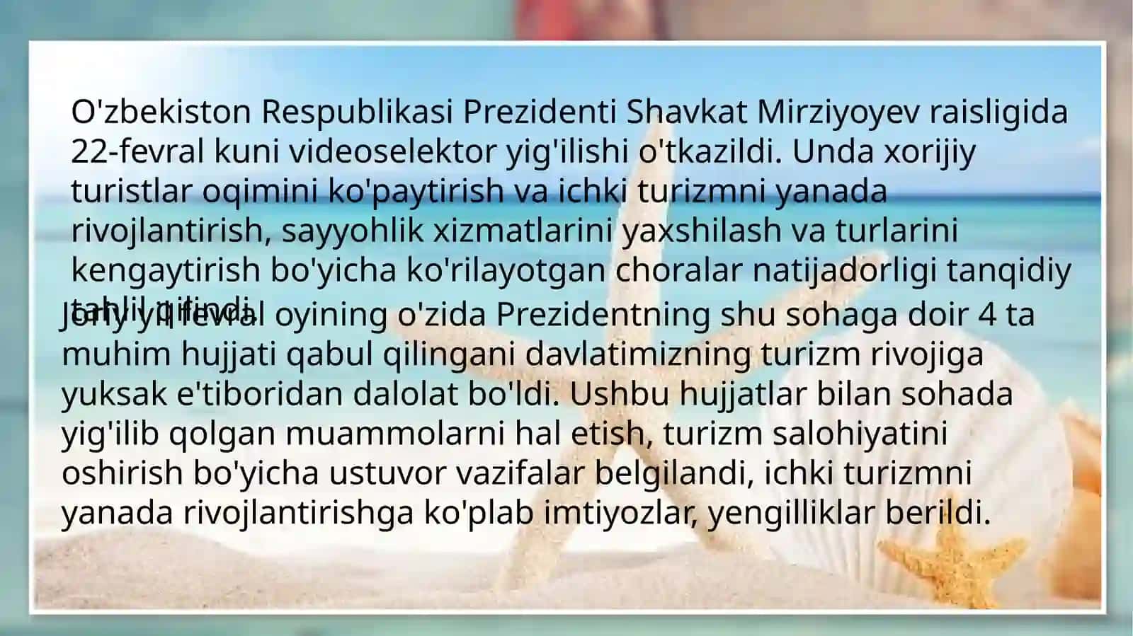 O'zbekistonda turizmni rivojlantirish va uning istiqbollari 4