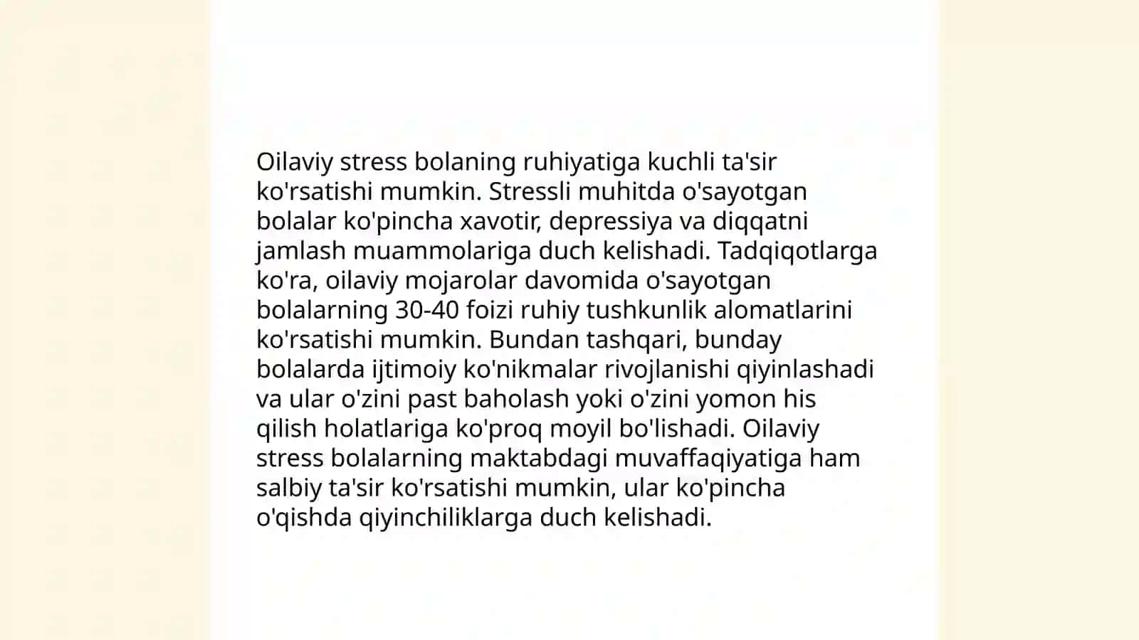 Zo‘ravonlik va uning bolaga ta'siri 4