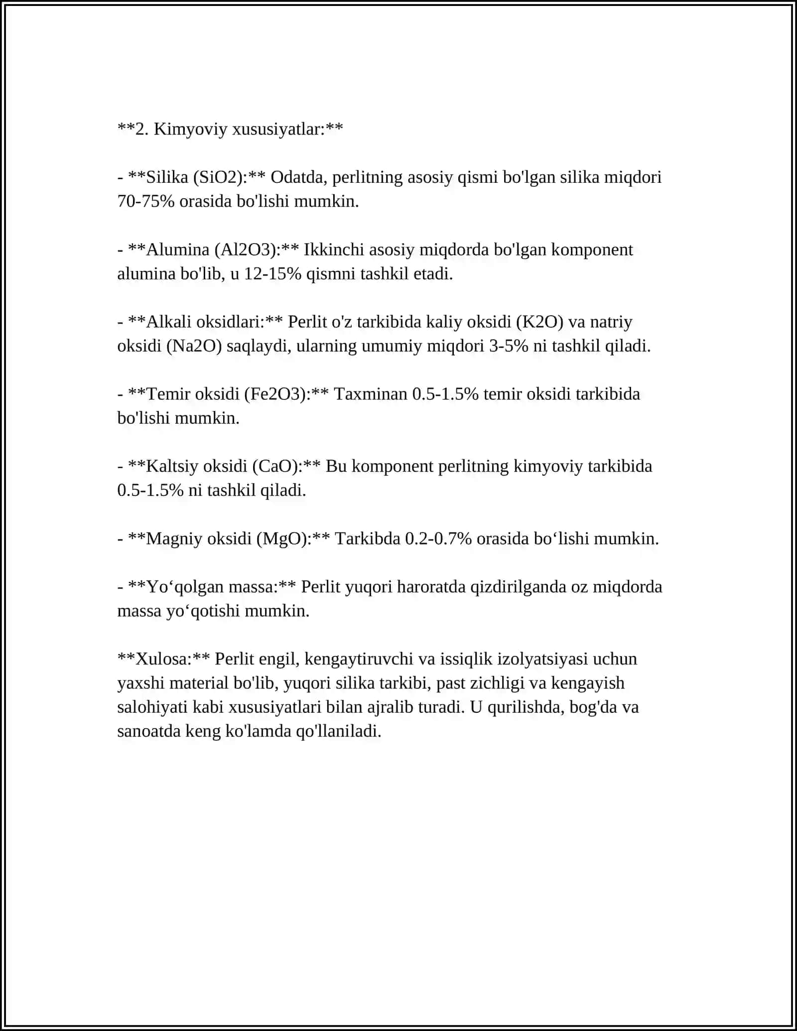 PERLIT ISHLAB CHIQARISH TEXNOLOGIYASI 4