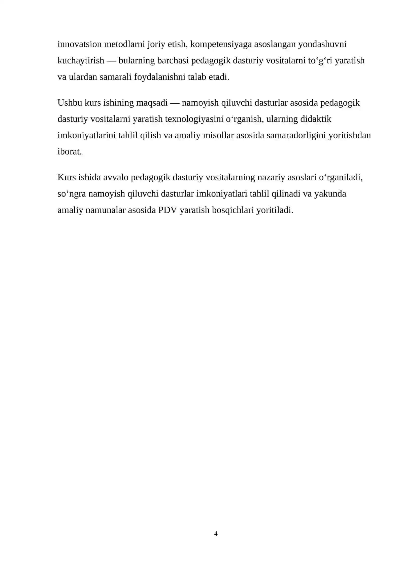 Namoyish qiluvchi dasturlarda pedagogik dasturiy vositalar yaratish 4
