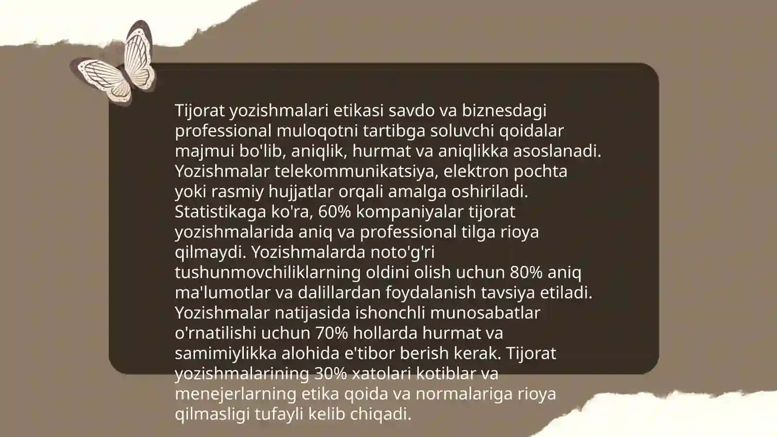 Diplomatik va tijorat yozishmalari 4