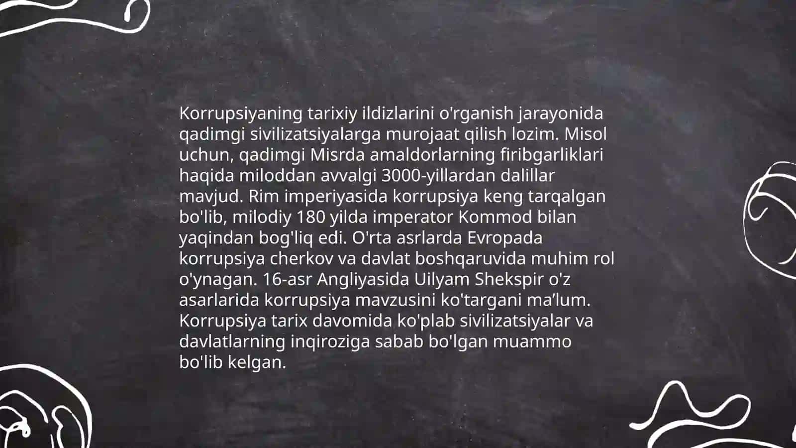 Korrupsiyaning mohiyati, oqibatlari va unga qarshi kurash mexanizmlari 4
