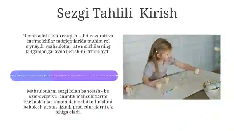 Sensorik baholash: Quritilgan maxsulotlarga sensorik baxo berish 4
