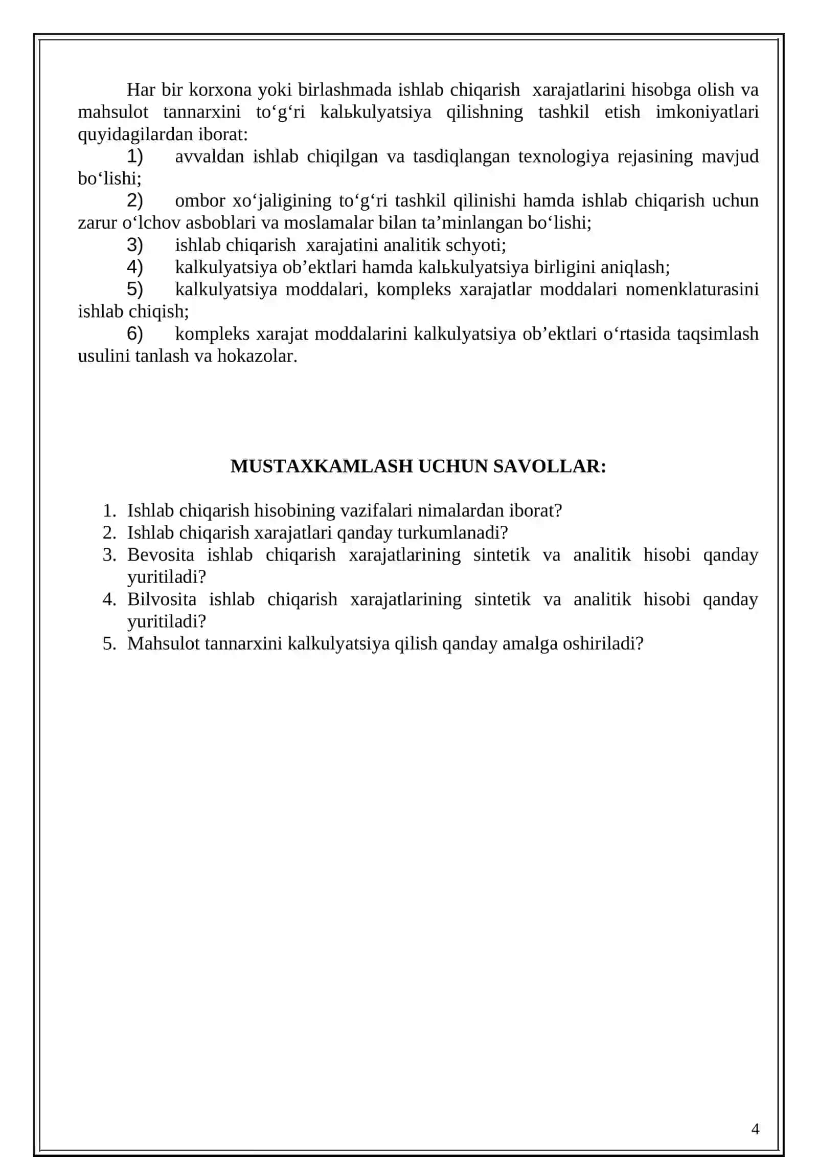 Ishlab chiqarish jarayoni to‘g‘risida tushuncha 4