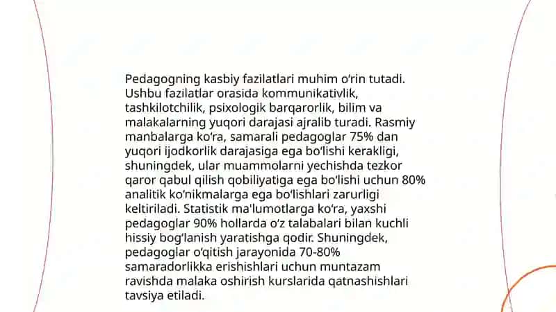 Zamonaviy maktab o'qituvchisining vazifalari 4