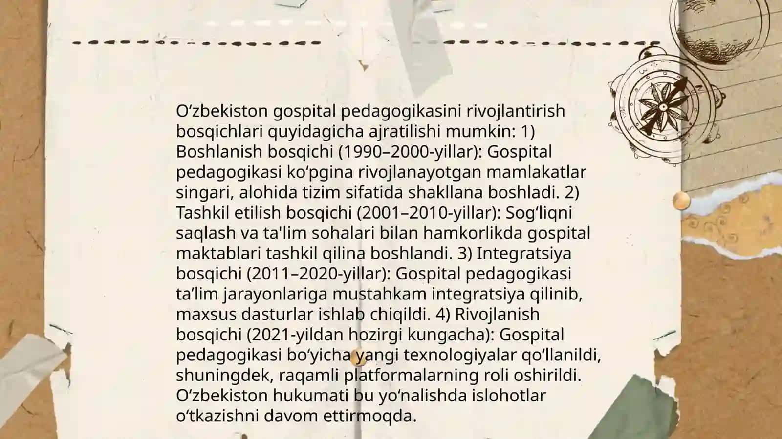 O'zbekistonda gospital pedagogikaning rivojlanish tarixi 4