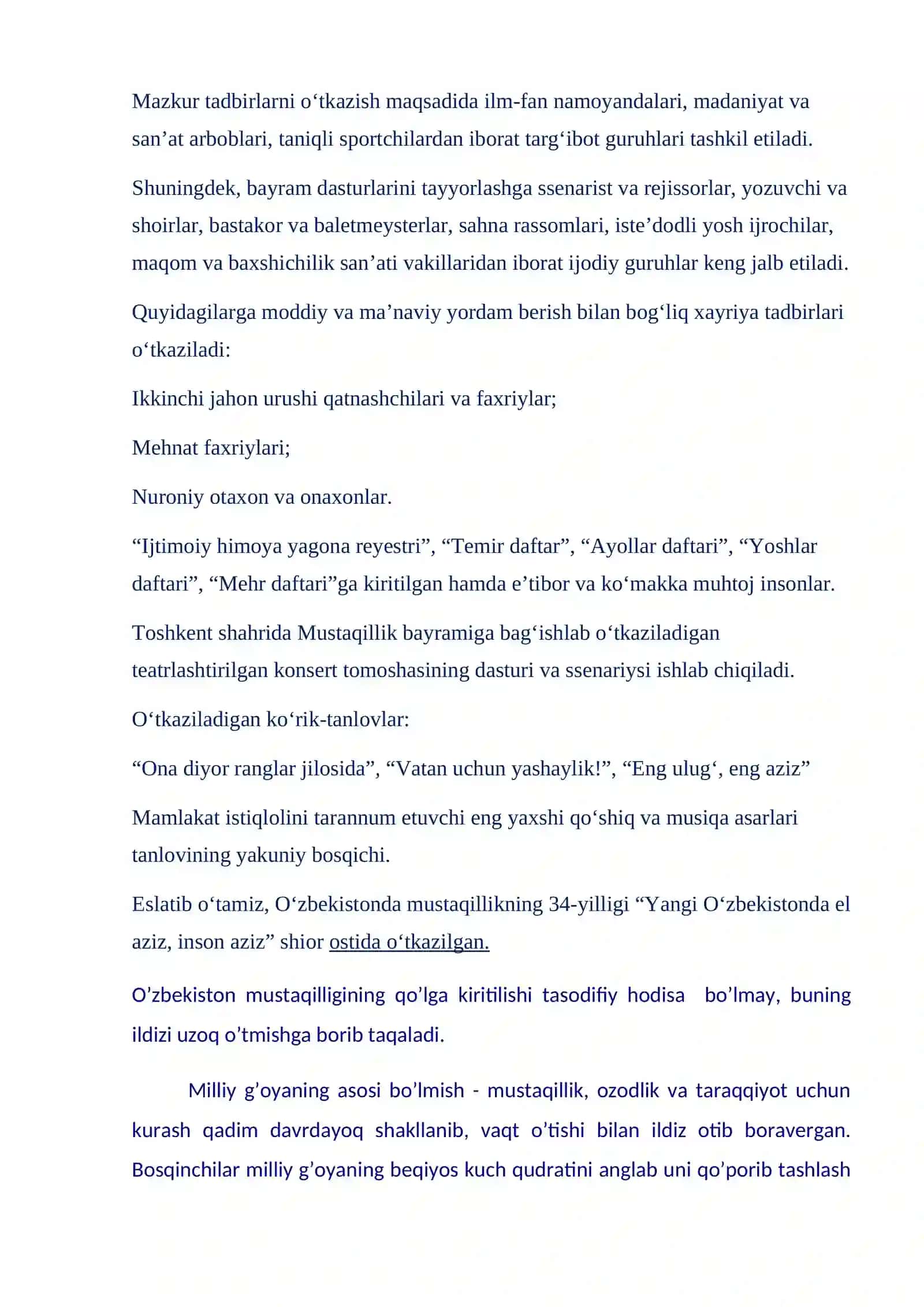 Men yashaydigan O’zbekiston 4