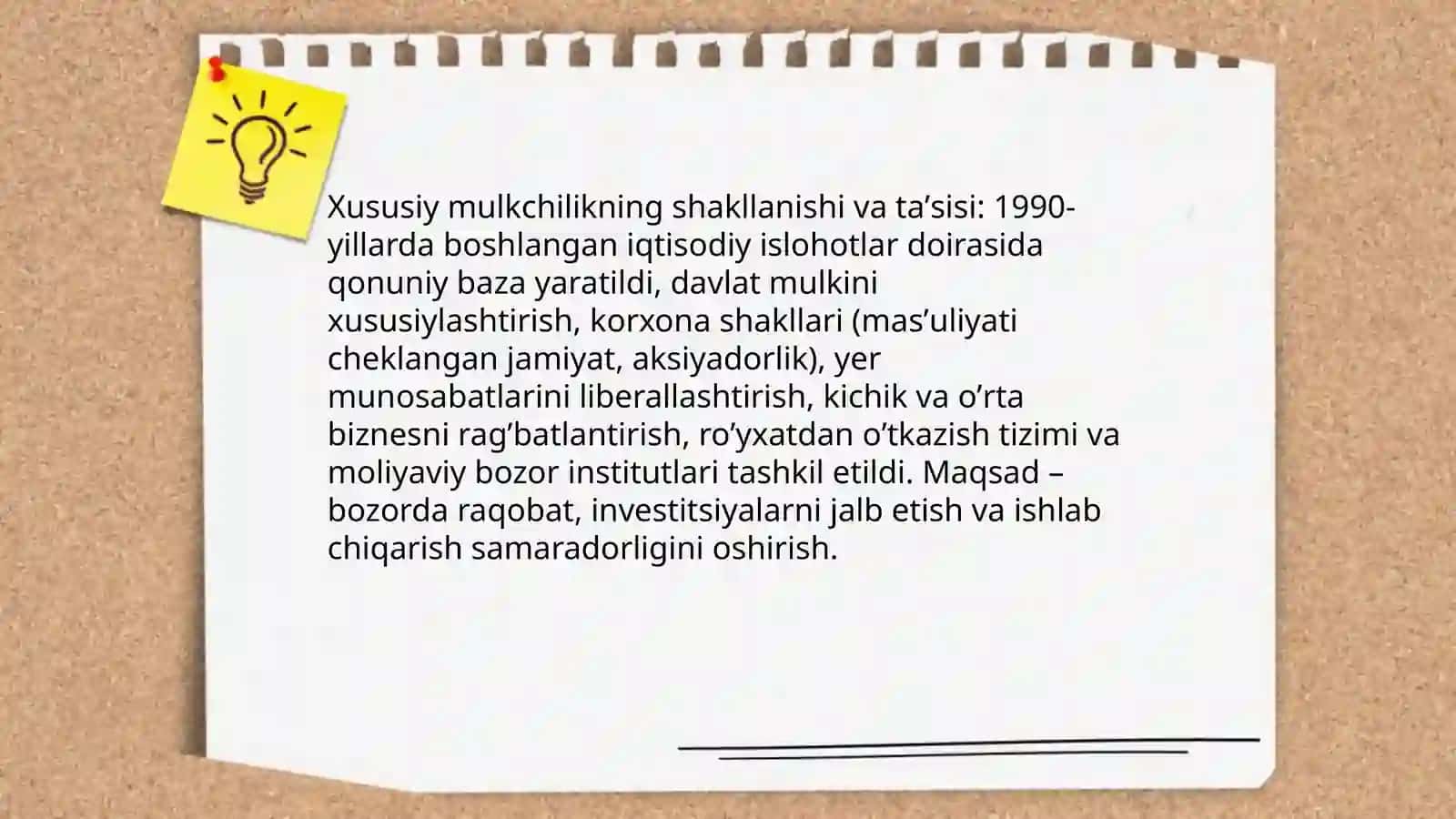 Xususiy Mulkchilikning Shakllanishi 4