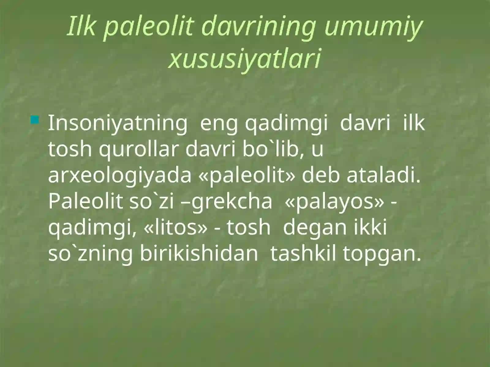 O`RTA OSIYODAGI IBTIDOIY MANZILGOHLARI 4