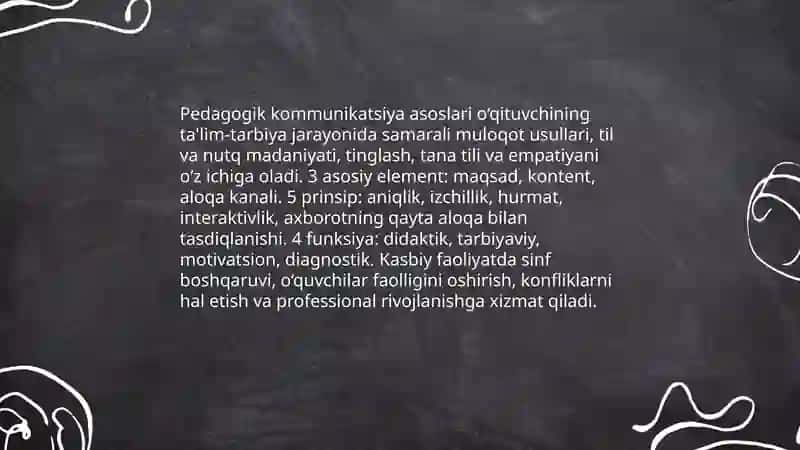 Oʻqituvchi kasbiy faoliyatida muloqot madaniyatining shakllanishi 4