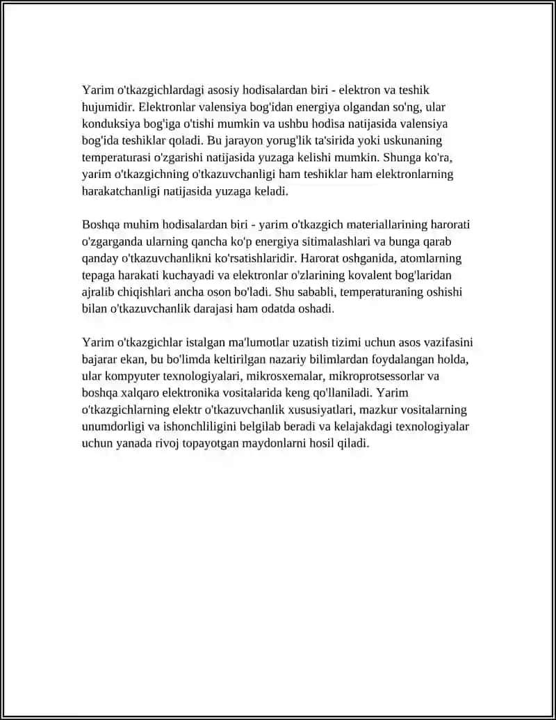 YARIM OTKAZGICHLARNING ELEKTR OTKAZUVCHANLIGI 4