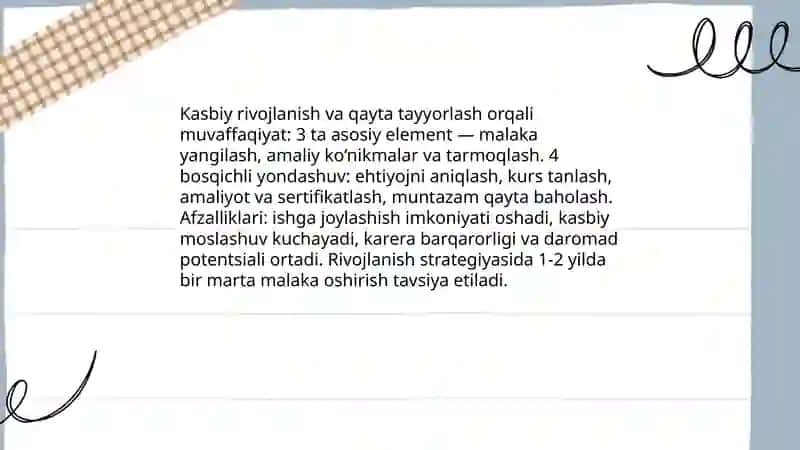 Hayot davomida taʼlim muvaffaqiyat vositasi sifatida 4