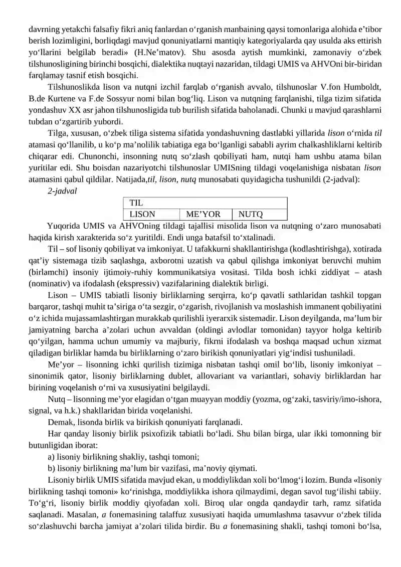 NAZARIY TILSHUNISLIK MA’RUZALAR 4