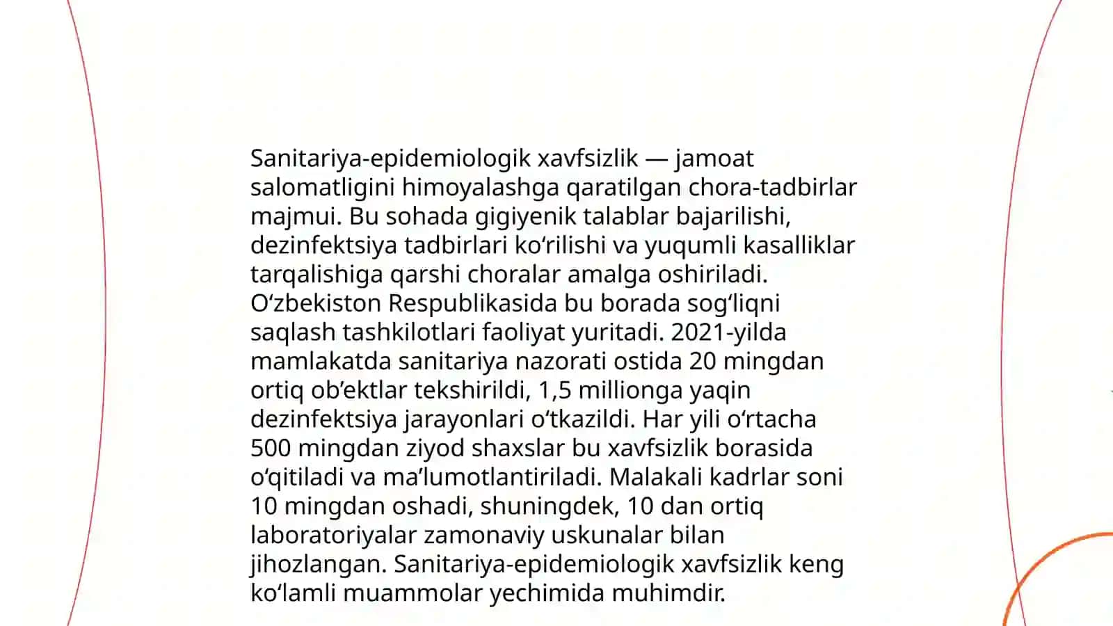Ogohlantiruvchi va joriy sanitariya nazorati 4
