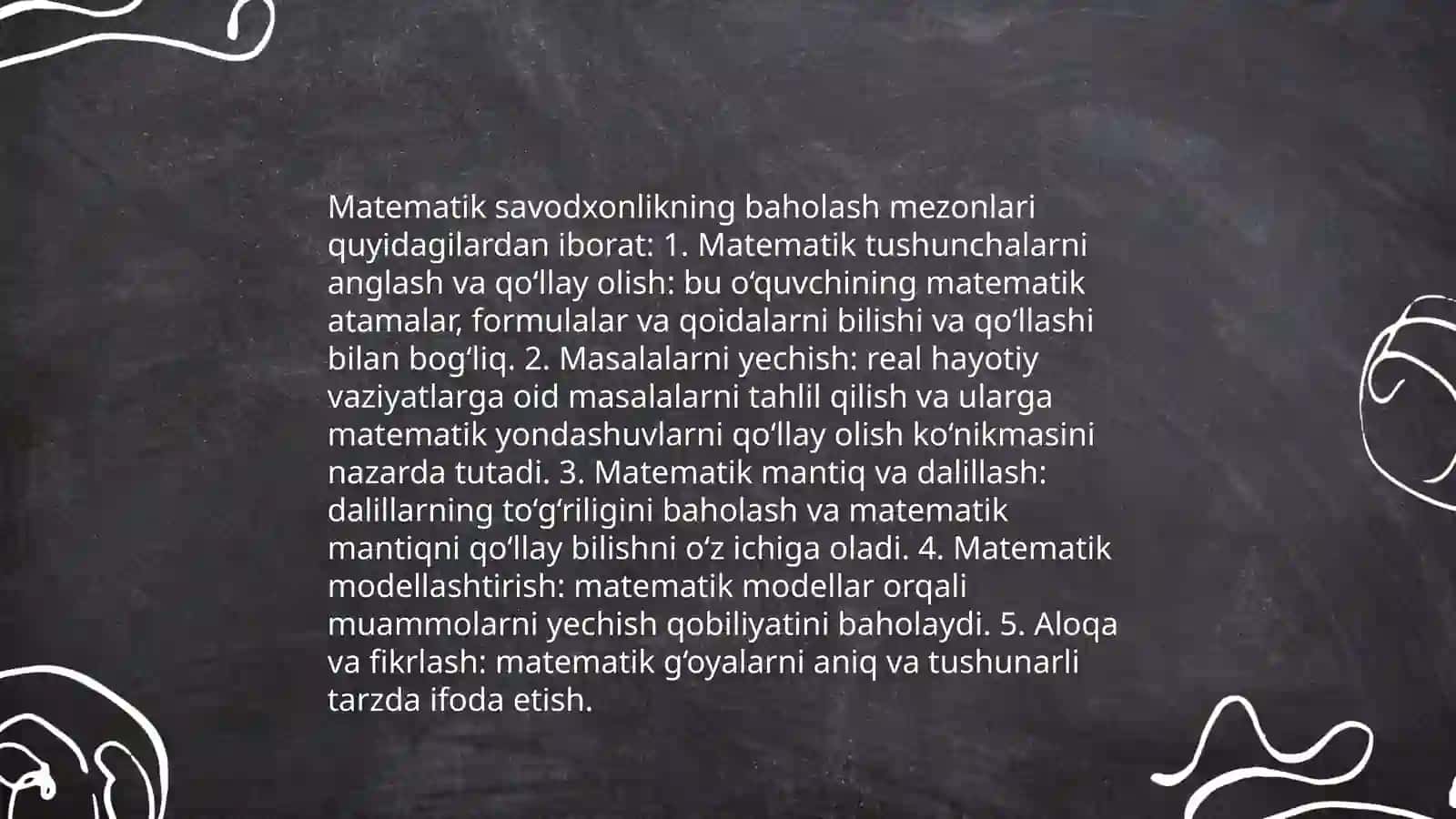 TIMSS O'QUVCHILARINING FUNKSIANAL SAVODXONLIK XALQARO BAHOLASH TADQIQOTLARI 4
