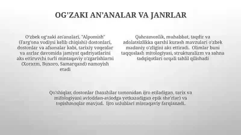 O'zbek folklori 4