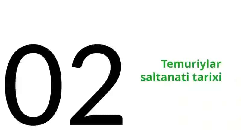 TEMURIYLAR DAVRIDAMADANIYAT VA SAN'AT RIVOJI 4